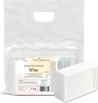 Produktbild von Glycerin Seifenbasis Weiß 1 kg, gleichmäßige Konsistenz, für DIY Seifenherstellung
