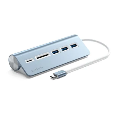 Produktbild von Satechi Type-C Aluminum USB Hub & Kartenleser