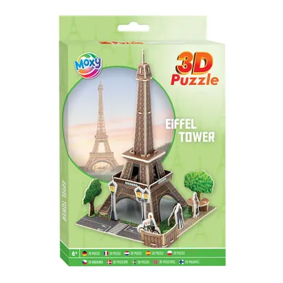 Zdjęcie produktu dla GRAFIX Puzzle 3D Wieża Eiffla, 28 elementów