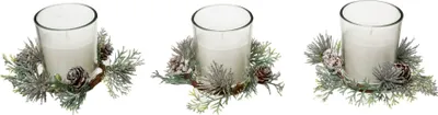 Image de Bougies de Noël parfumées, 3 pièces