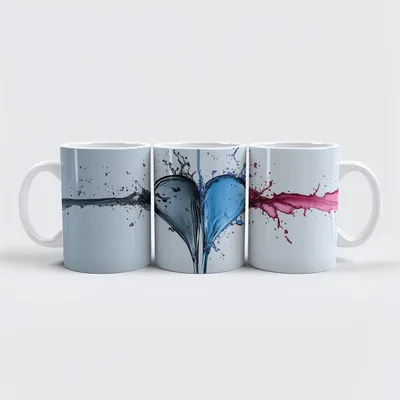 Produktbild von raxxa Premium-Tasse "Wasser Herz"