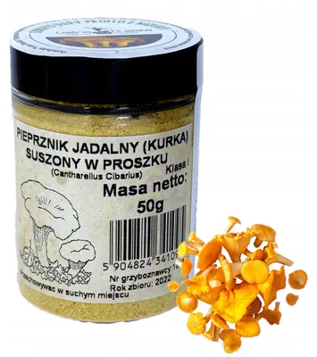 Zdjęcie produktu dla Kurki mielone suszone grzyby pieprznik jadalny 50g