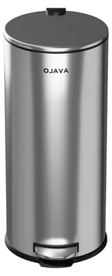 Produktbild von Treteimer 30L - Edelstahl Silber - Soft Close - Mülleimer 30 Liter