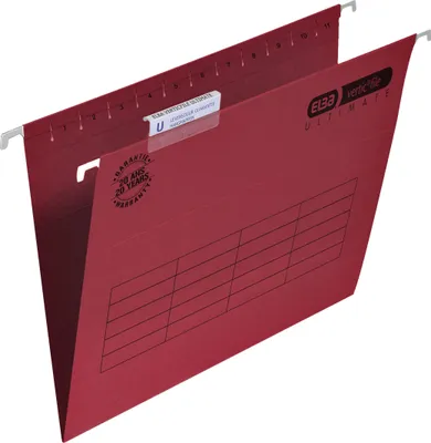 Image de Elba Verticfile Ultimate, A4, Rot