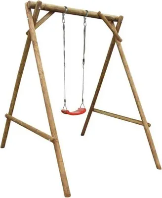 Produktbild von Holz Kinderschaukel 2,2x1,6x2,25m für Kinder ab 3 Jahren, max. 70 kg