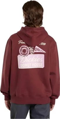 Produktbild von Dickies Herren Hoodie Donut House burgundy S