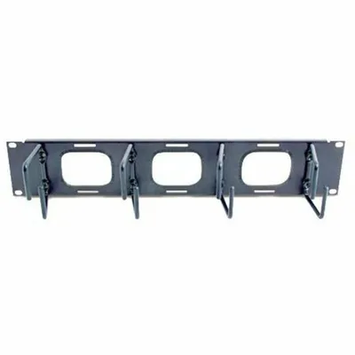 Produktbild von 2U Horizontal Cable Organizer w/ Pass-Thru Black