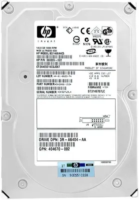 Immagine prodotto di Disco rigido HP BD1468A4C5 146,8 GB 10000Rpm U320 80-Pin 3,5" pollici 360205-022