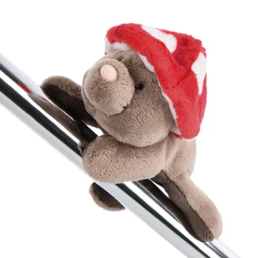 Produktbild von Nici Magnet Maulwurf Monimole 12 cm grau/rot