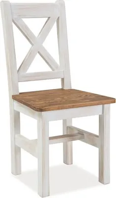 Produktbild von Esszimmerstuhl Küchenstuhl Set Poprad honigbraun Kiefer patiniert 4er Set