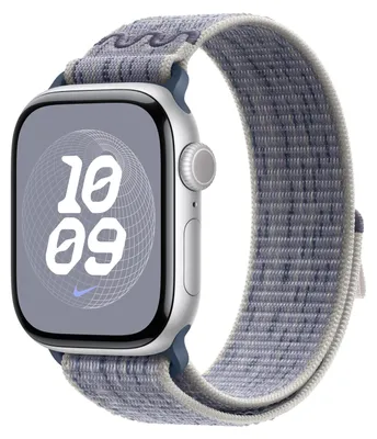 Produktbild von 42mm Grey/Blue Nike Sport Loop