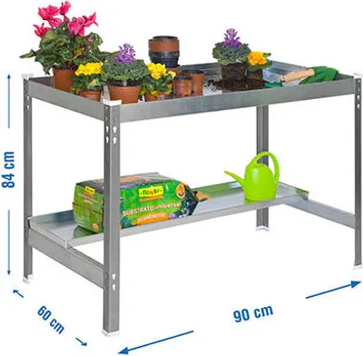 Immagine prodotto di Tavolo per piante Simonrack SIMONGARDEN argento 90,0 x 60,0 x 84,0 cm