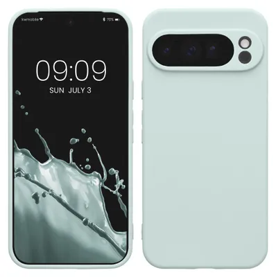 Produktbild von kwmobile Handyhülle für Google Pixel 10 Pro XL Hülle - weiches Handy Silikon Case - Schutzhülle Cover - Cool Mint