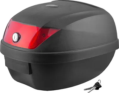 Produktbild von Moretti MR-807 Kofferraum, 28 l, schwarz, roter Reflektor