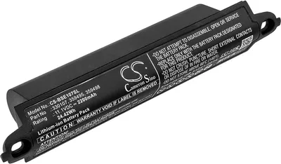 Zdjęcie produktu dla TECHTEK Bateria kompatybilny z [Bose] 404600, Soundlink, Soundlink 2, SoundLink 3, Soundlink II, SoundTouch 20 zastępuje 330105, kompatybilny z 3301