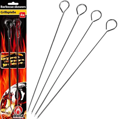 Image de BBQ Collection 45652 Brochettes pour barbecue 4 pièces