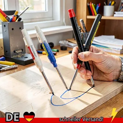 Produktbild von 4–40 Stück Weiß Schwarz Blau Rot 45 Mm Tiefloch-Markierungsstifte mit Langem