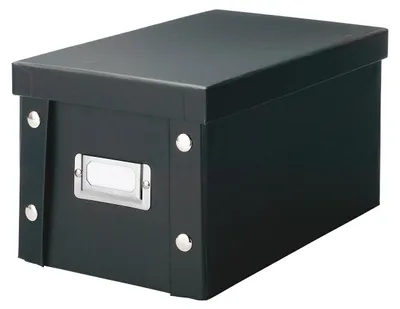 Produktbild von Zeller CD-box, Pappe, schwarz 16,5x28x15