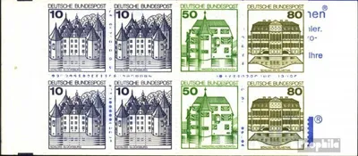 Produktbild von Briefmarken BRD (BR.Deutschland) 1982 Mi MH24d (kompl.Ausg.) postfrisch Burgen und Schlösser