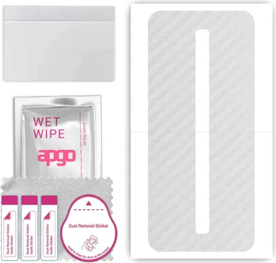 Produktbild von apgo Rückseite Schutzfolie, Skin, kompatibel mit Nubia Red Magic 6S Pro, Hinten Displayschutzfolie aus Vinylfolie, kratzfest, einfache Montage - Transparenter Kohlenstoff