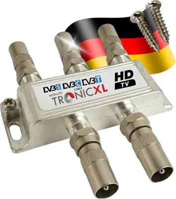 Produktbild von 4fach BK Verteiler sat splitter TV Kabel Antennenverteiler Kabelfernsehen DVBC