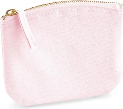 Produktbild von Westford Mill W825 | EarthAware Organic Spring Purse / 14,5 x 11 cm - Farbe: Pastel Pink - Größe: 14,5 x 11 cm