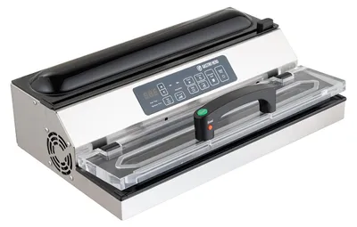 Produktbild von GastroHero Beutel-Vakuumiergerät BVM016DP – 16 l/min, 400 mm Schweißnaht, Profi-Tischmodell aus Edelstahl
