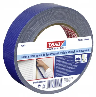 Immagine prodotto di tesa 04363-00002-01 Nastro di pulizia blu (L x P) 25,00 m x 30,00 mm 25 m (04363-00002-01)