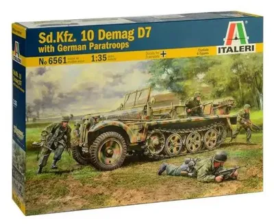Produktbild von TAMIYA|Italeri ITALERI 1:35 Sd.Kfz.10 Demag D7 w/German Paratr.