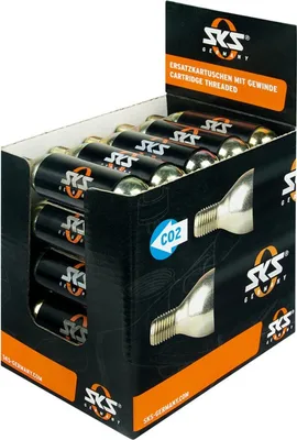 Zdjęcie produktu dla Wkłady CO2 SKS 16 g z gwintem do Airbuster, 25 szt.