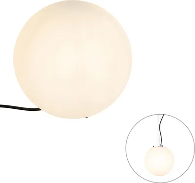 Produktbild von Moderne Außenleuchte Weiß 25 cm IP65 Nura