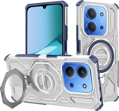 Zdjęcie produktu dla Techsuit etui Xiaomi Redmi 15C 4G Redmi 15C 5G - niebiesko-przezroczyste
