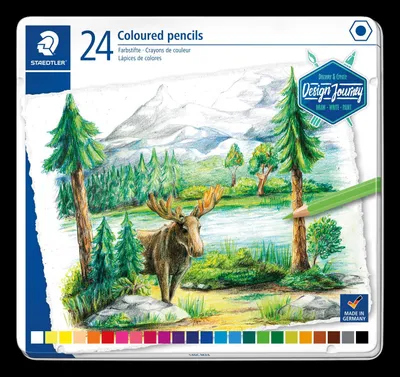Image de STAEDTLER® 146C M24 Crayon de couleur 24 pièces            100 % PEFC