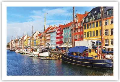 Produktbild von Poster - Poster ohne Rahmen - Kopenhagen Nahavn Schiffe - 91,5x61 cm - Wand Bild - Wanddeko - Wandbilder - Kunstposter - Wandposter - Bilder - Kunstdruck - Wanddekoration - Wandbild - P2XAA91x61-4205