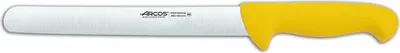 Produktbild von Wurstmesser Arcos Farbe - Prof 294900 in Edelstahl Nitrum und mango ergonomische gelbe Polypropylenklinge und 25 cm Klinge, Schaukasten