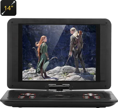 Productafbeelding van Draagbare DVD-speler, 14 inch