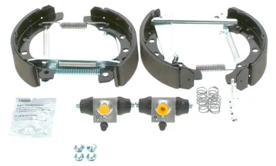 Produktbild von BOSCH Bremsen Set Bremsbackensatz Hinten für VW up! Schrägheck (121, 122, BL1, BL2) 0 204 114 682