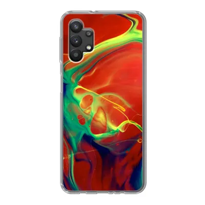 Produktbild von MuchoWow® Handyhülle Schutzhülle Hülle für Samsung Galaxy A32 5G Kunst - Tinte - Farben - Psychedelisch Silikon Softcase Handy Hülle - Softcase