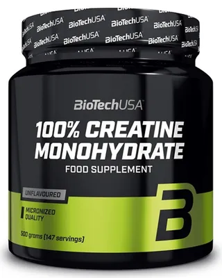 Zdjęcie produktu dla BioTech Kreatyna Monohydrat, 500g, porcja