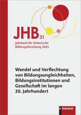 Produktbild von Jahrbuch für Historische Bildungsforschung Band 31