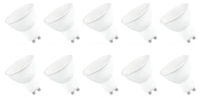 Produktbild von Spectrum GU10 LED Spot Lampe 6W 500lm 3000K Warmweiß 230V 10 Stück