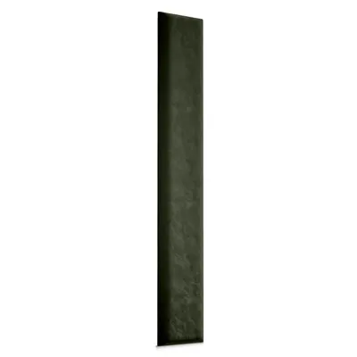 A single, dark green, rectangular panel with a textured surface, presented vertically against a white background.