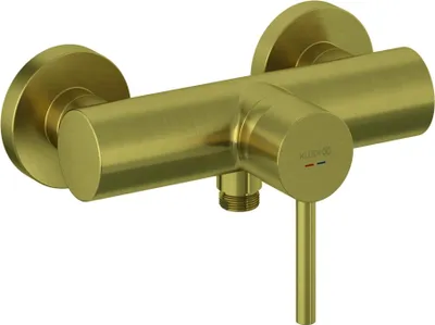 Obrázok produktu pre Kludi Bozz jednopáková batéria s sprchou, iskrovobezpečná, brushed gold, 1 ks.
