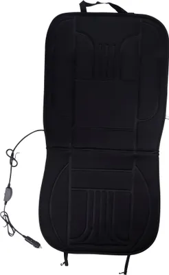Produktbild von Dunlop Autositzheizung 12 V - 98 x 49 cm - Autositzbezug mit Heizung 45W 2 Heizstufen Sitzheizung Schwarz