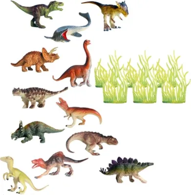 Obrázek produktu pro Sada figurek dinosaurů 18 el. / Woopie