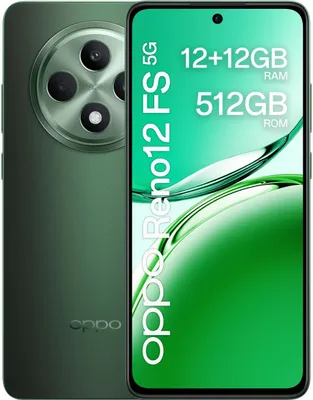 Zdjęcie produktu dla OPPO Reno 12FS 5G 8+256GB 6.67" Black Green ITA  Oppo
