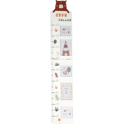 Zdjęcie produktu dla Miarka wzrostu Miś, miejsce na 5 zdjęć, 110 cm