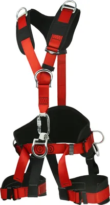 A safety harness for fall protection.