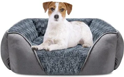 Produktbild von Weiches, wasbares Hundebett, Anti-Angst, Antirutsch, 63x53x20cm