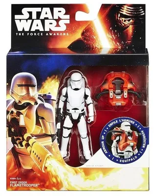 Image de Figurine star wars flametrooper avec armure 10 cm - episode vii - hasbro - b3894